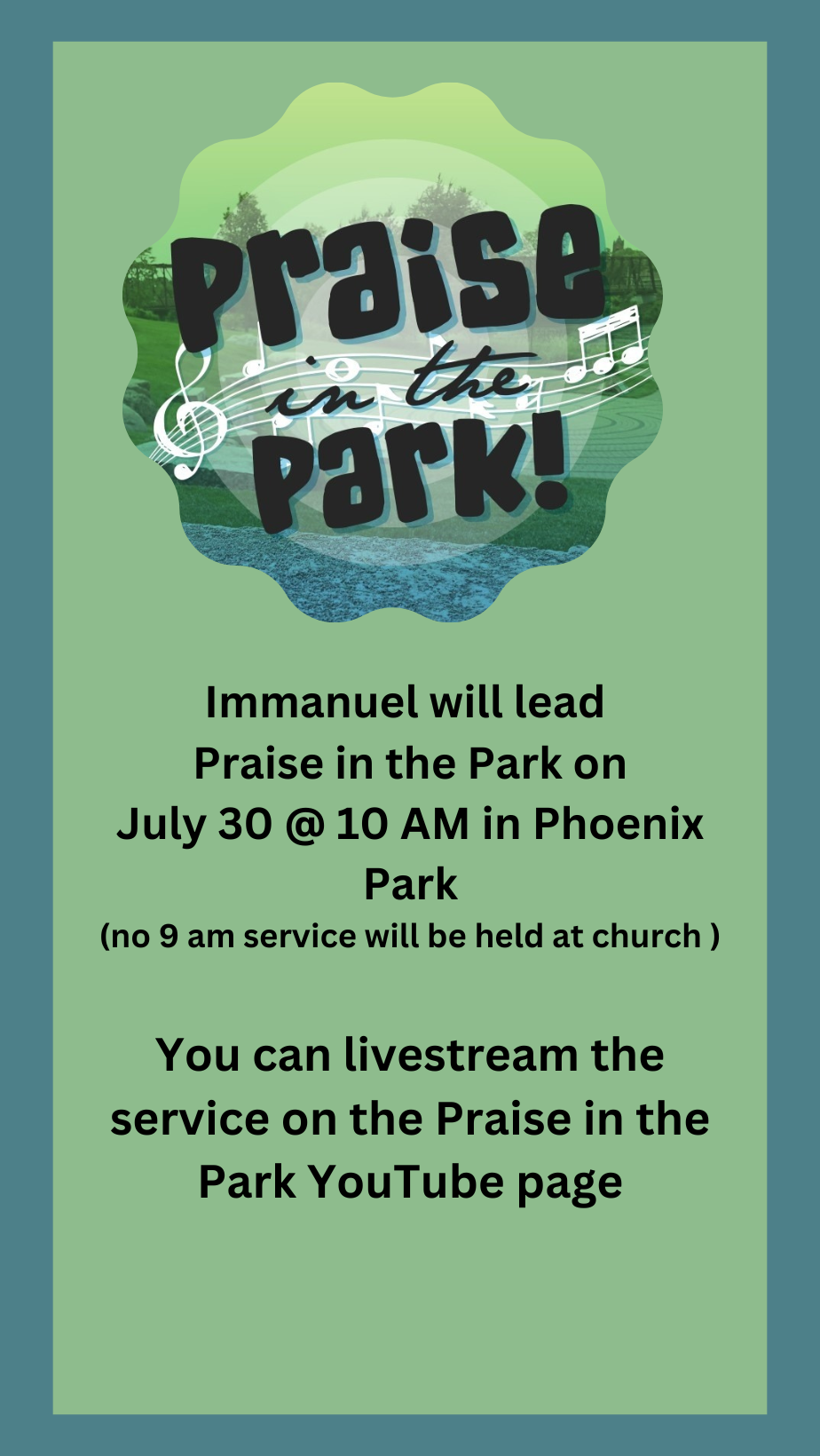 Online Worship Immanuel Lutheran Eau Claire, WI